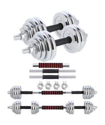 STC30 SZTANGIELKI REGULOWANE W WALIZCE CHROMOWANE 30KG HMS