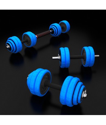 SGG30 BAR SZTANGIELKI REGULOWANE GUMOWANE 30KG HMS