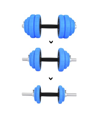 SGG30 SZTANGIELKI REGULOWANE GUMOWANE 30KG HMS