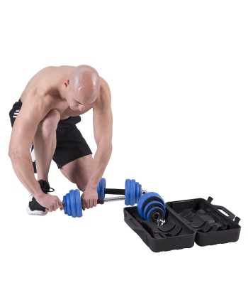 SGG30 SZTANGIELKI REGULOWANE GUMOWANE 30KG HMS