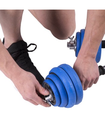 SGG30 SZTANGIELKI REGULOWANE GUMOWANE 30KG HMS