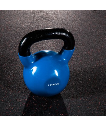 KNV16 BLUE KETTLEBELL ŻELIWNY POKRYTY WINYLEM HMS