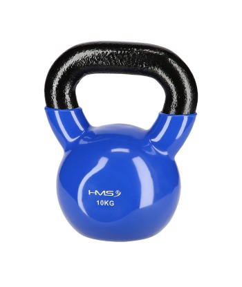 KNV10 BLUE KETTLEBELL ŻELIWNY POKRYTY WINYLEM HMS