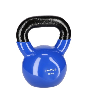 KNV10 BLUE KETTLEBELL ŻELIWNY POKRYTY WINYLEM HMS