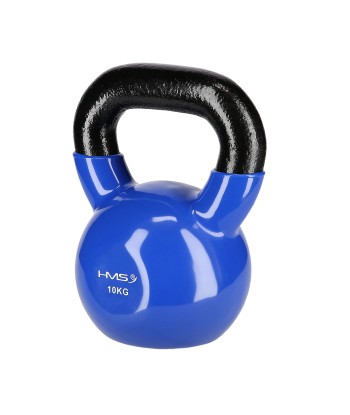 KNV10 BLUE KETTLEBELL ŻELIWNY POKRYTY WINYLEM HMS