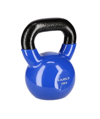 KNV10 BLUE KETTLEBELL ŻELIWNY POKRYTY WINYLEM HMS