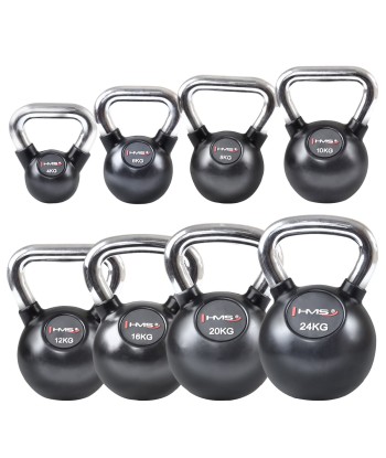 KGC20 UCHWYT CHROM OGUMOWANY KETTLEBELL ŻELIWNY HMS