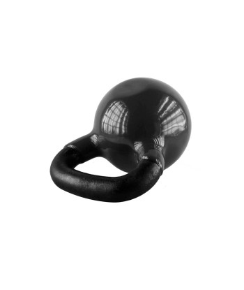 KNV04 BLACK KETTLEBELL ŻELIWNY POKRYTY WINYLEM HMS
