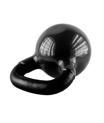 KNV12 BLACK KETTLEBELL ŻELIWNY POKRYTY WINYLEM HMS