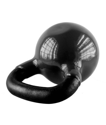 KNV16 BLACK KETTLEBELL ŻELIWNY POKRYTY WINYLEM HMS