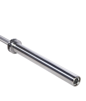 GO901 GRYF OLIMPIJSKI 20KG 2200MM HMS PREMIUM + ZG1500 SILVER ZACISKI LOCK JAW (2 szt)