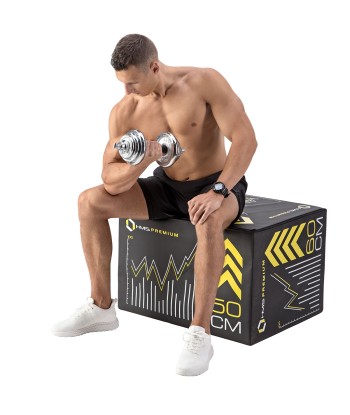 STC21 SZTANGIELKI REGULOWANE W WALIZCE CHROMOWANE 20KG HMS