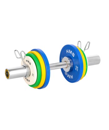 GOP050 (+ZACISKI) GRYF KRÓTKI OLIMPIJSKI 5KG 50CM HMS