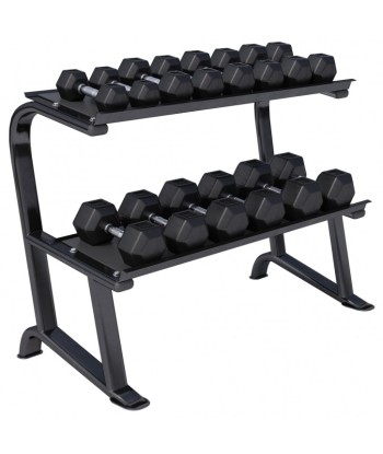 Zestaw Hantli HEX od 4 do 25 kg ze stojakiem