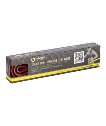 GU06 RÓŻOWO-CZARNA 13 x 5 x 2250 MM GUMA DO ĆWICZEŃ HMS