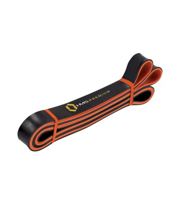 GU06 POMARAŃCZOWO-CZARNA 29 x 5 x 2250 MM GUMA DO ĆWICZEŃ HMS