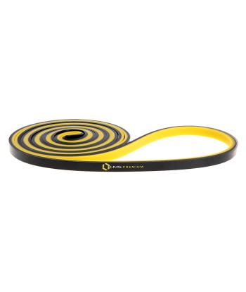 GU06 ŻÓŁTO-CZARNA 9 x 5 x 2250 MM GUMA DO ĆWICZEŃ HMS PREMIUM