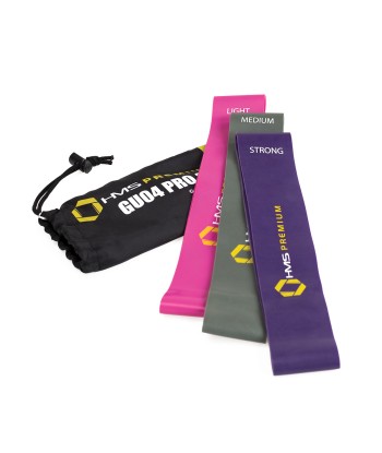 GU04 PRO SET ZESTAW GUM DO ĆWICZEŃ HMS PREMIUM