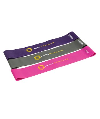 GU04 PRO SET ZESTAW GUM DO ĆWICZEŃ HMS PREMIUM