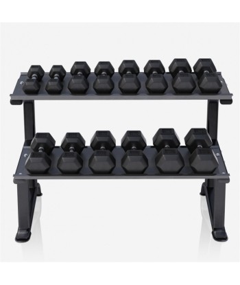 Zestaw Hantli HEX od 4 do 25 kg ze stojakiem