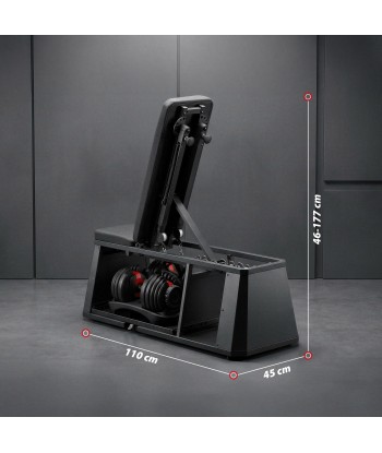 ZESTAW LM4012 ŁAWKA MULTIFUNKCYJNA 4w1 + 2x SR52 SZTANGIELKA REGULOWANA HMS