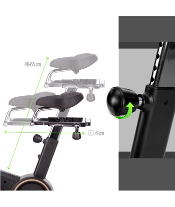 MP5458 ROWER STACJONARNY POWIETRZNY SEMI COMMERCIAL HMS