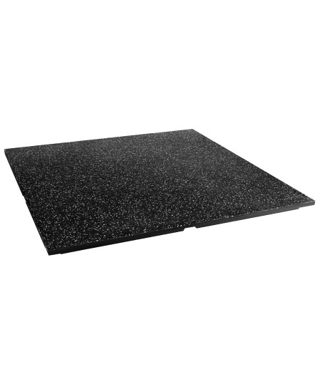 POS25 PODŁOGA GUMOWA POD SPRZĘT FITNESS BLACK/WHITE II GATUNEK