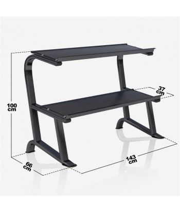 Zestaw Hantli HEX od 4 do 25 kg ze stojakiem