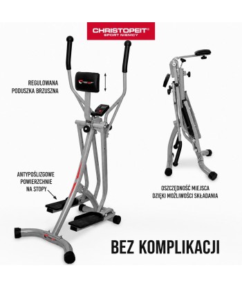 Orbitrek Christopeit Walker srebrny