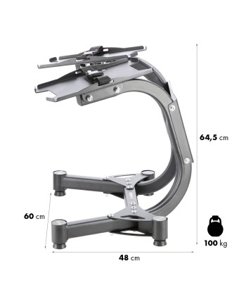 ZESTAW SR80 SZTANGIELKI REGULOWANE (2 SZT.) + STR10 PRO STOJAK HMS