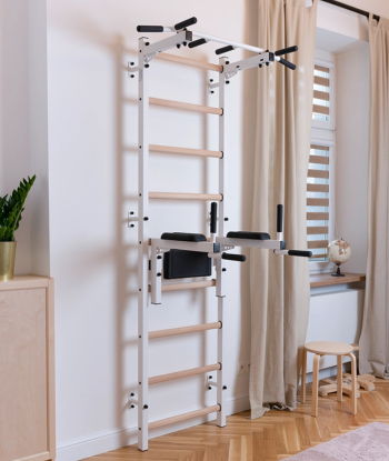 Biała drabinka sportowa BenchK 722W